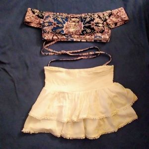 An Original Bikini top and V.S. Cover Skirt
